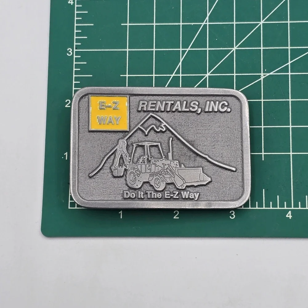 Ez Way Advertising‎ Rentals VINTAGE EQUIPMENT OPERATOR BELT BUCKLE